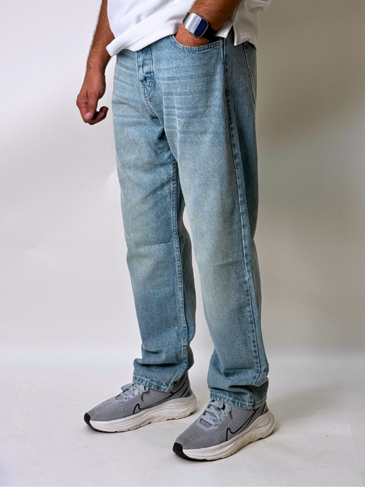 Light Olive Wide Leg Fit