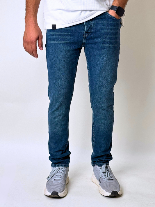 Navy olive slim wave (Basic)