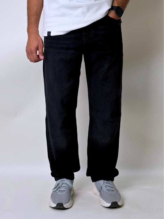Black Wide Leg Fit