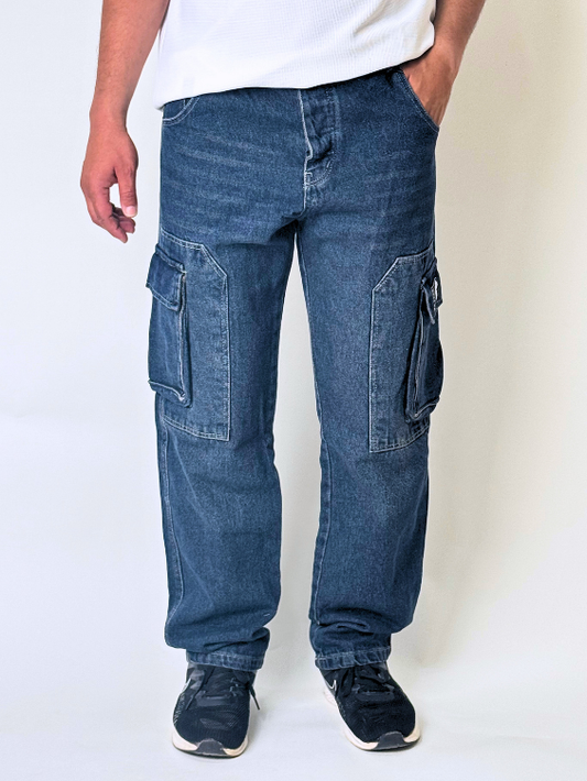 Copper Tint Cargo Wide Leg