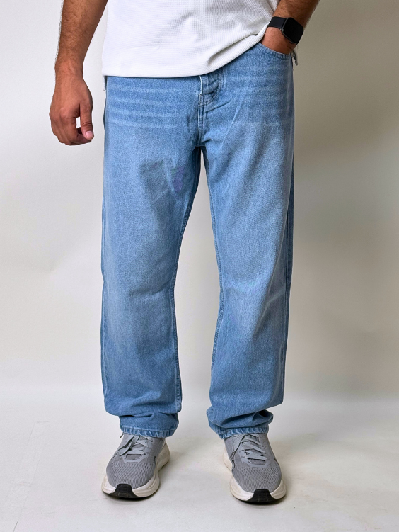 Ice Blue Wide Leg Fit
