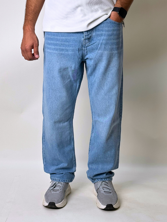Ice Blue Wide Leg Fit