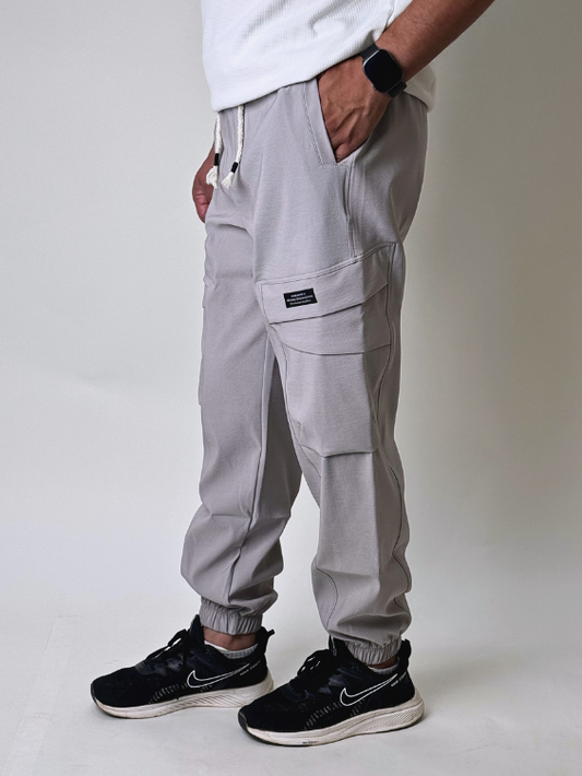 Silver Soft Baggy Sweatpants