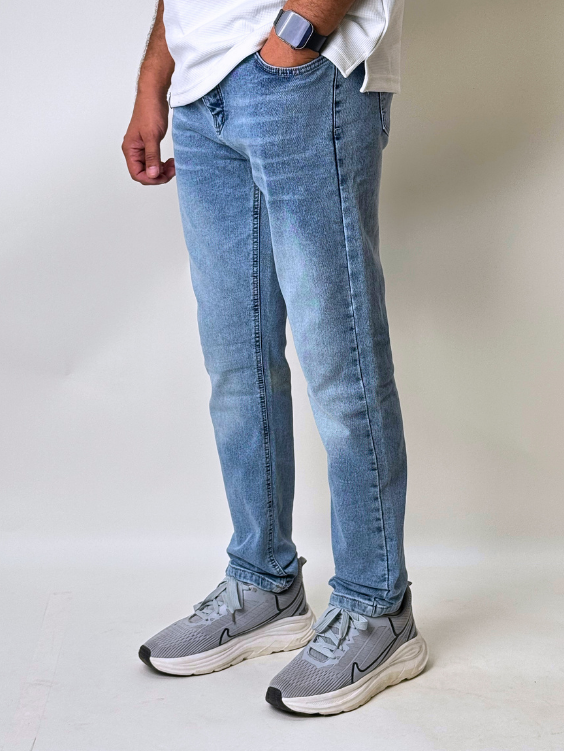 Ice Blue Platinum Straight Fit (Basic)