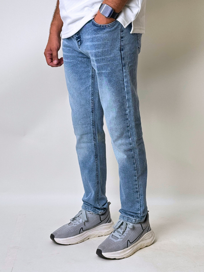 Ice Blue Platinum Straight Fit (Basic)