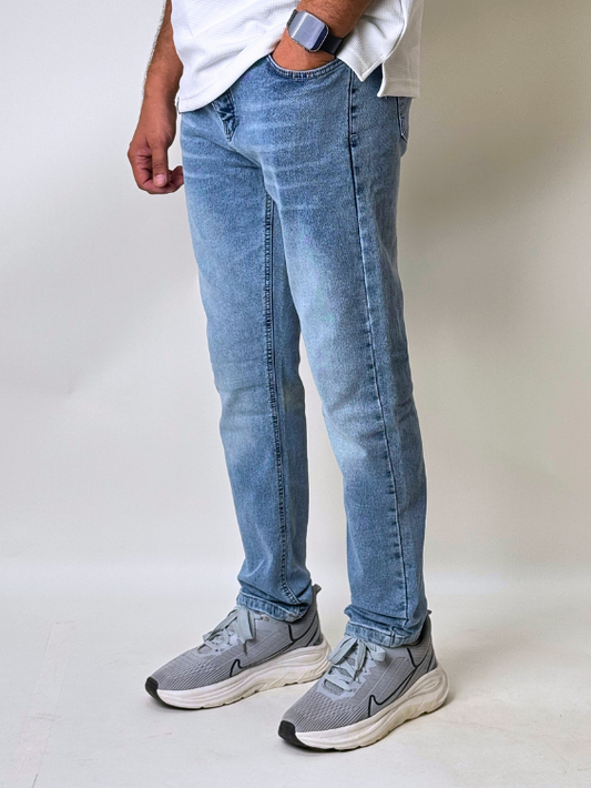 Ice Blue Platinum Straight Fit (Basic)