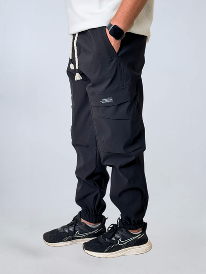 Black Soft Baggy Sweatpants