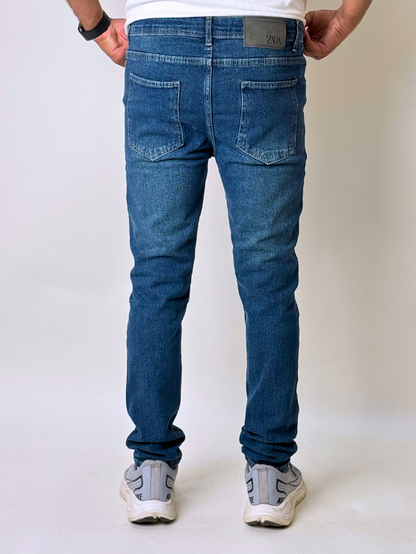 Navy olive slim wave (Basic)