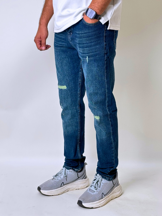 Navy olive Slim Wave (Cutting)