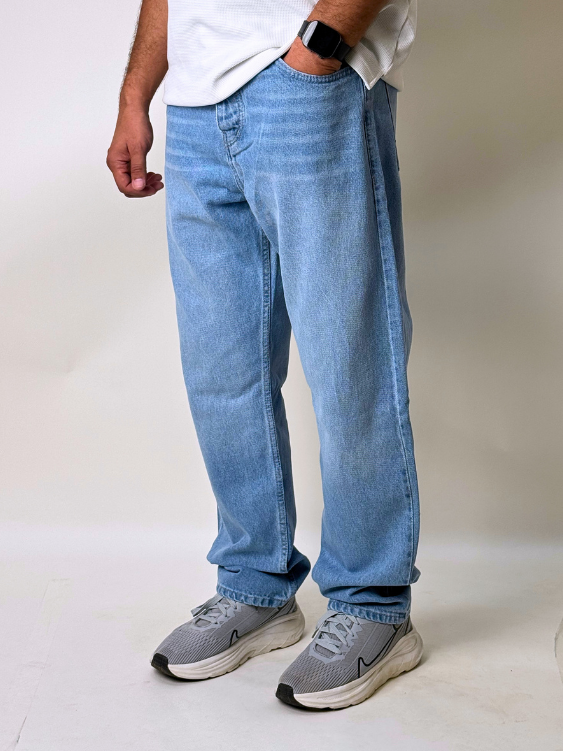 Ice Blue Wide Leg Fit