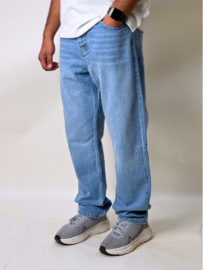Ice Blue Wide Leg Fit
