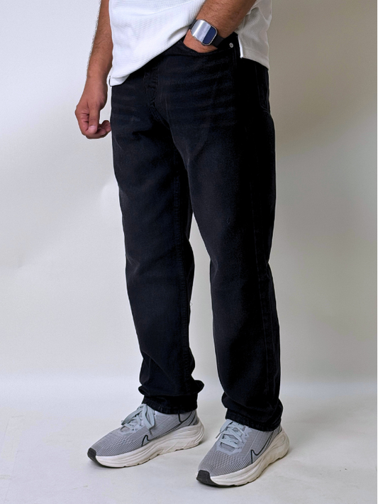 Black Wide Leg Fit