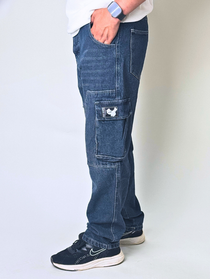 Copper Tint Cargo Wide Leg