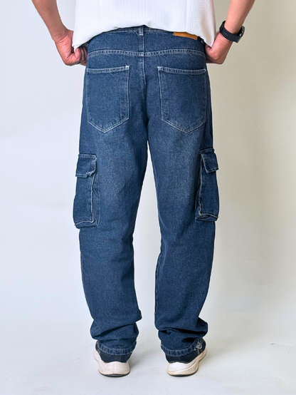 Copper Tint Cargo Wide Leg