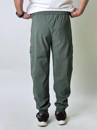 Olive Soft Baggy Sweatpants