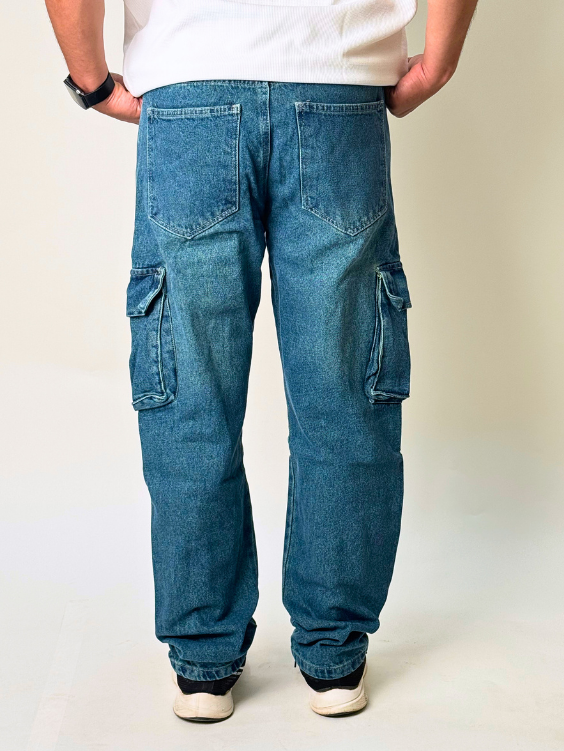 Light Olive Cargo Wide Leg