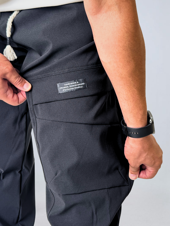 Black Soft Baggy Sweatpants