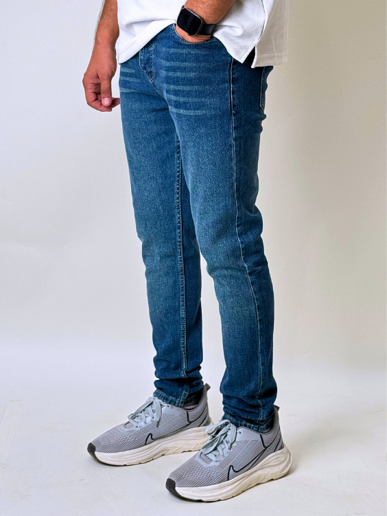 Navy olive slim wave (Basic)