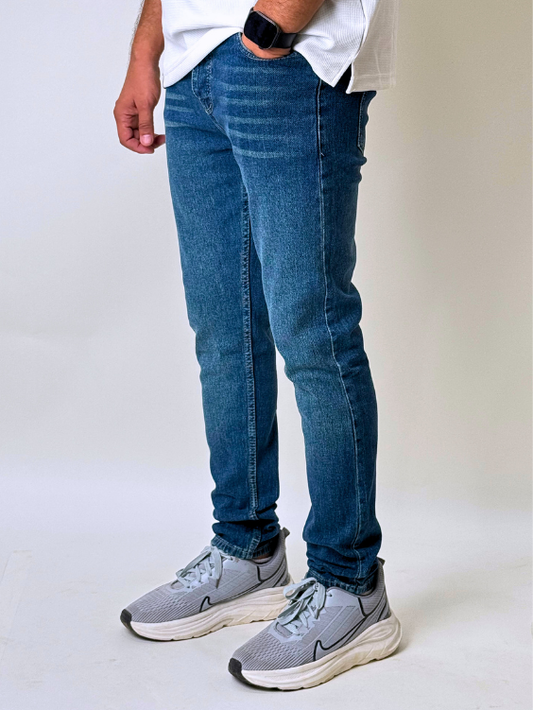 Navy olive slim wave (Basic)