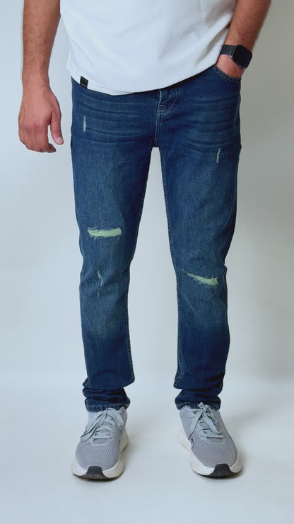 Navy olive Slim Wave (Cutting)