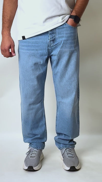 Ice Blue Wide Leg Fit