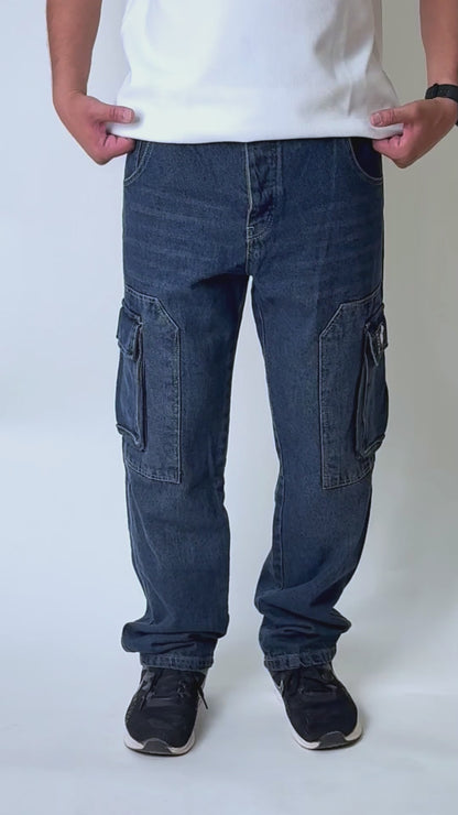 Copper Tint Cargo Wide Leg
