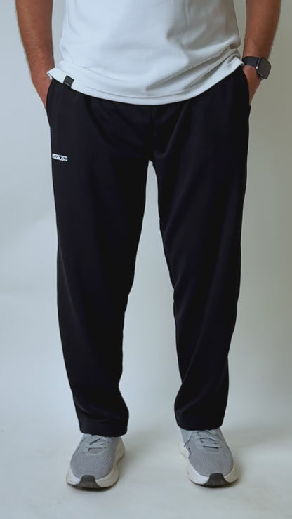 Black Wide Leg Milton